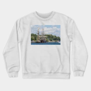 Tall Ships on the St. Lawrence River Crewneck Sweatshirt